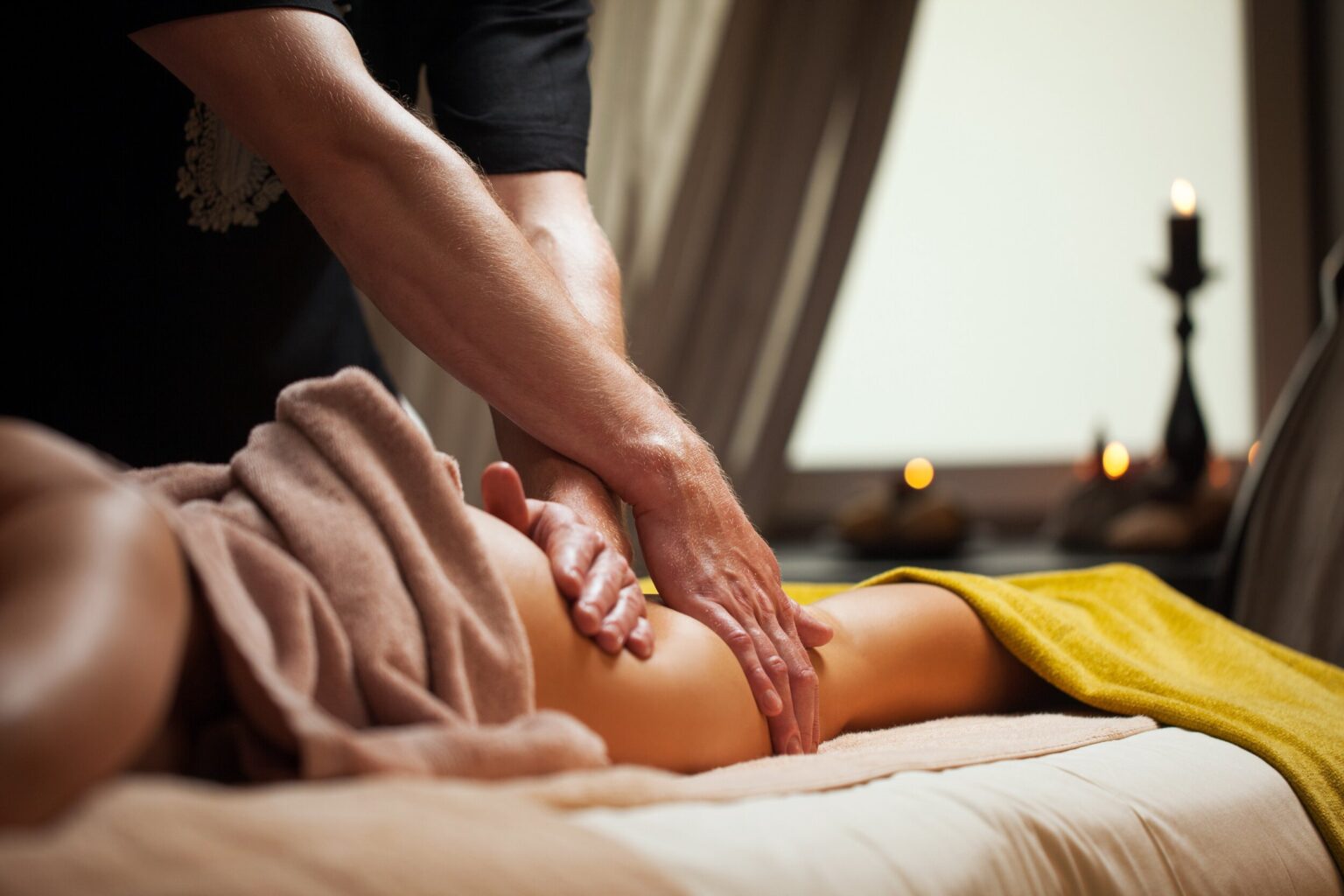 Professional spa massage session, as offered by our home spa service in Hyderabad